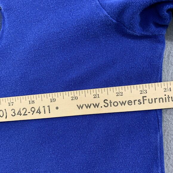 Polo Ralph Lauren Polo Shirt Mens XL Blue Yellow Collar Big Pony Rugby Cotton - Picture 9 of 14